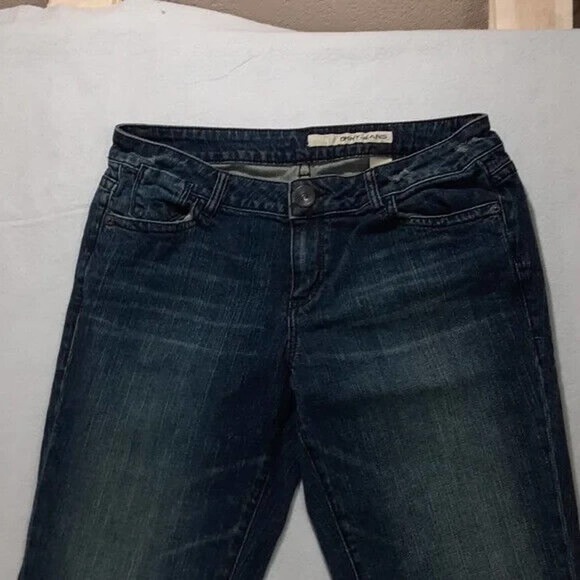 DKNY jeans size 14 blue fade whiskering distress - Picture 1 of 1